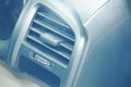 Close up of air conditioner hole in car Royalty Free Stock Photo