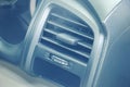 Close up of air conditioner hole in car Royalty Free Stock Photo