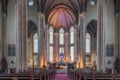 Close-Up of Altar and Jesus Christ Statue at Saint Antoine Church