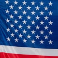 Close up of American flag Royalty Free Stock Photo