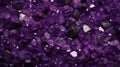 close up of amethyst background with sparkles generative AI