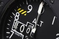 Analogue aviation altimeter Royalty Free Stock Photo