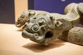 Close-up of Ancient Chinese Divine Beast Bronze Artifacts