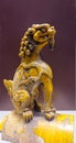 Ancient Chinese glazed ridge beast