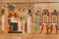 Close-up of ancient egyptian papyrus Royalty Free Stock Photo