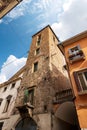 Ancient Medieval Tower in Padua Downtown - Veneto Italy Royalty Free Stock Photo