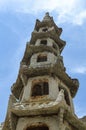 Ancient pagoda at Wat Phra Kaew Bangkok Thailand Royalty Free Stock Photo