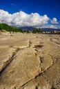 Close up ancient road of ancient city of Xanthos - Letoon Xantos, Xhantos, Xanths in Kas, Antalya/Turkey. Capital of Lycia.