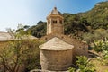 Ancient San Fruttuoso Abbey near Portofino and Camogli - Italy Royalty Free Stock Photo