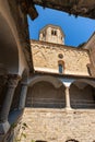 Ancient San Fruttuoso Abbey near Portofino and Camogli - Liguria Italy Royalty Free Stock Photo