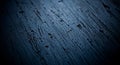 Dark Blue Textured Wooden Surface with Scratches and Imperfections background Royalty Free Stock Photo