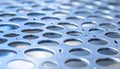 Industrial Perforated Metal Plate Texture Royalty Free Stock Photo