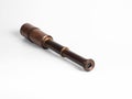 Close up Antique Monocular Telescope Isolated on White Background Royalty Free Stock Photo