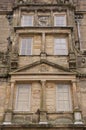 Close up of the architectural detail of the historic building in the Lyme Park, England.