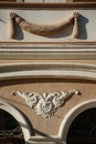 Close Up of architecture detail on an antique house Royalty Free Stock Photo
