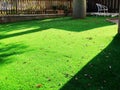 Close up of the artificial grass turf background Royalty Free Stock Photo