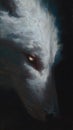 A close-up artistic rendering of a wolf\'s head, emphasizing its sharp, intense eye