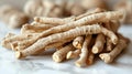 Close-Up of Ashwagandha Root, Healing Concept, herbal Wellness