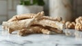 Close-Up of Ashwagandha Root, Healing Concept, herbal Wellness