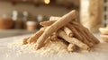 Close-Up of Ashwagandha Root, Healing Concept, herbal Wellness