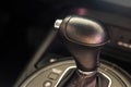 Automatic gearbox handle in the modern car