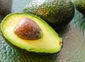 Close up avocado fruit