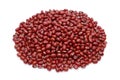 Close up of azuki red beans