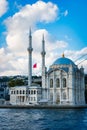 Close-up of the BÃ¼yÃ¼k Mecidiye Mosque, the splendid jewel of OrtakÃ¶y, Istanbul, Turkey