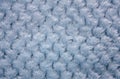 Close up of blue blanket Royalty Free Stock Photo