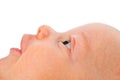 Close up on baby face Royalty Free Stock Photo