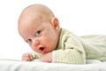 Close up on baby face Royalty Free Stock Photo