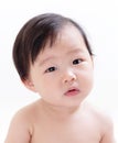 Close up of Baby girl face Royalty Free Stock Photo