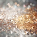 silver and gold glitter sparkle bokeh glittered background