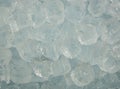 Close up background of clear ice cubes Royalty Free Stock Photo