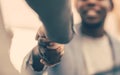 Close up. background image of a handshake of young business people.