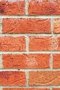 Close up background red brick wall