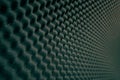 Close up, Background of studio sound acoustical foam. photo inside. Royalty Free Stock Photo
