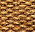 A close up background/texture photo of hessian fabric