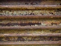 Close-up Background texture of surface rusted steel