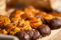 Close-up of baked sweet foods Royalty Free Stock Photo