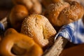 Close-up of baked sweet foods Royalty Free Stock Photo