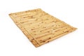Close up of bamboo mat background with clipping pa