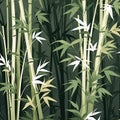 A close up of a bamboo tree with many leaves on it