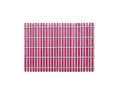 Bamboo wood table placemat mat with red patterns isolated on a white background , clipping path Royalty Free Stock Photo