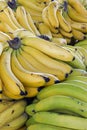 Close-up of banana bunch Royalty Free Stock Photo