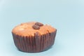 Banana Cup Cakes with raisin topping Royalty Free Stock Photo