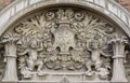 Close up of Bas-relief of Taunton County Hall