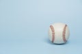 Baseball on blue table  background,  sport concept Royalty Free Stock Photo