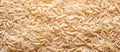 Close up of Basmati rice pile, ingredient for a delicious dish