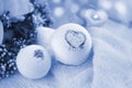 Close up bath balls with heart, towel, flowers  on light background. Royalty Free Stock Photo